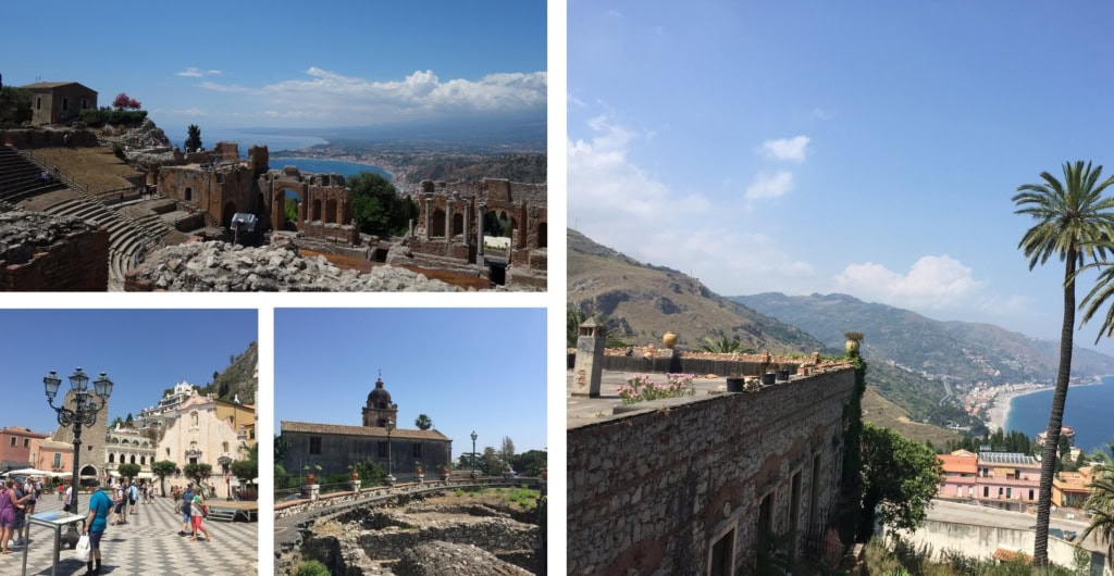 • L’incroyable Taormina : Découvrez cette perle de la Sicile, célèbre pour son théâtre antique avec une vue imprenable sur la mer, ses ruelles pittoresques, ses boutiques élégantes et son ambiance raffinée.