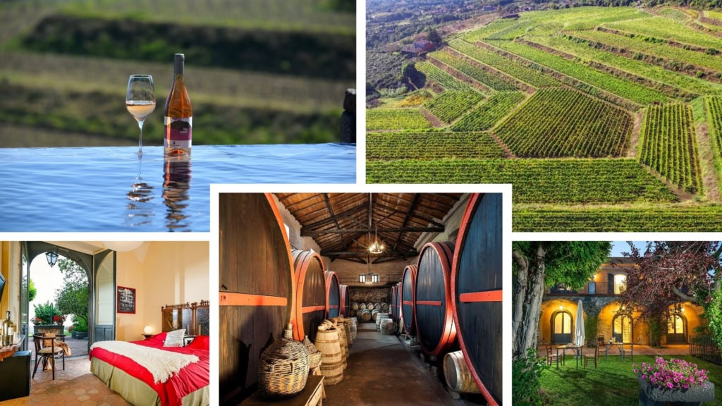 Située dans la région de Catane, au pied de l'Etna, Barone di Villagrande est une villa de prestige entourée de magnifiques vignobles.