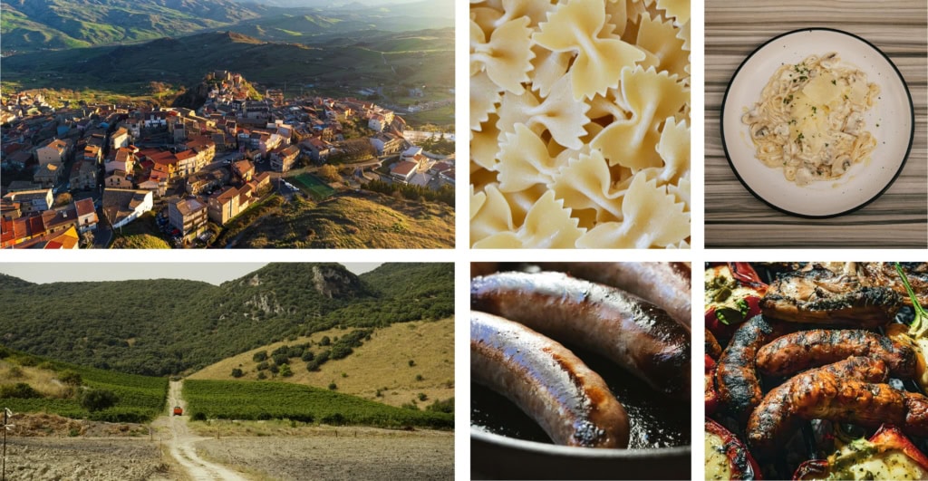 Fêtes d’automne en Sicile : saucisses grillées, pâtes aux champignons porcini et paysages montagneux des Madonies, traditions et gastronomie siciliennes