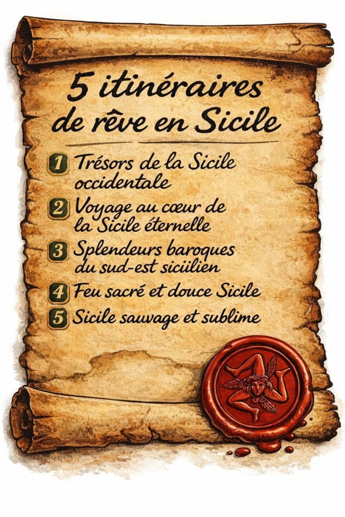 Portez un regard, découvrez la beauté de la Sicile authentique avec ces 5 itinéraires.