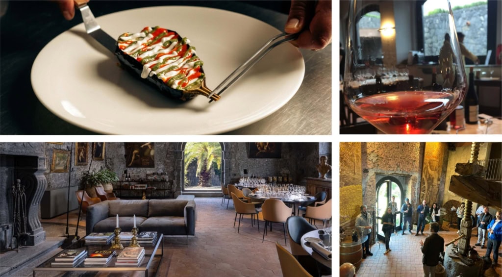 Dîners gastronomiques chez Benanti avec des chefs ayant travaillé dans des restaurants étoilés Michelin